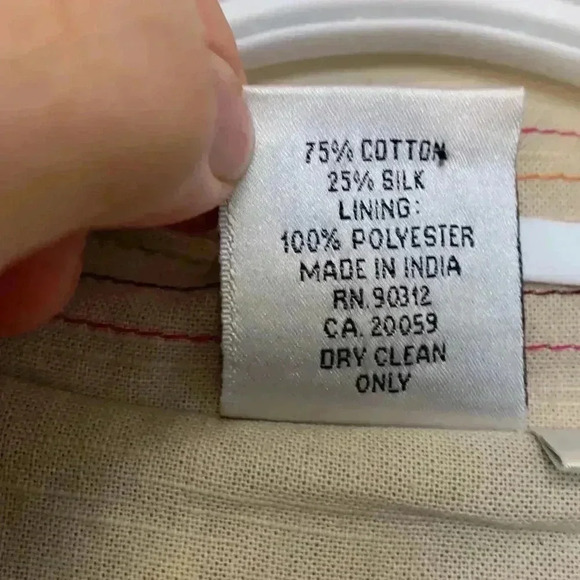 Parsley & sage cotton/silk embellished and embroidered light weight jacket - Picture 5 of 10